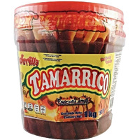 Betamex Tamarrico Candy Tamarind Flavor Sticks 50 Pcs 1Kg/2.2Pounds - Mexican Candy - Chili And Natural Tamarind - Spicy Flavor