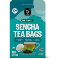 Fgo Organic Japanese Sencha Green Tea, Eco-Conscious Tea Bags, 100 Count, Packaging May Vary (Pack Of 1)