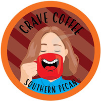 Crave Beverages Flavored Coffee Pods, Compatible With Keurig K-Cup Brewers, Southern Pecan, 100 Count