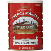 French Market French Roast Medium-Dark Roast Ground Coffee, 12Oz Can (Pack Of 1)