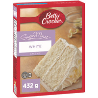 Betty Crocker, Supermoist White Cake Mix, 461G/16.3Oz., (Imported From Canada)
