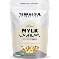 Terrasoul Superfoods Organic Raw Cashews (Mylk Grade), 2 Lbs, Premium Quality For Snacking, Desserts, Cashew Milk And Nut Butter Making