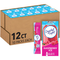 Crystal Light Sugar-Free Raspberry Ice On-The-Go Powdered Drink Mix 120 Count