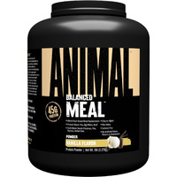 Animal Meal - All Natural High Calorie Meal Shake - Egg Whites, Beef Protein, Pea Protein, Vanilla