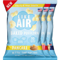 Like Air Baked Puffcorn (Variety Pack) | 3 Large Multi-Serve Bags | Unique & Delicious | Nothing Artificial