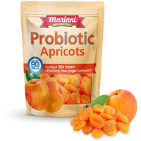Mariani Probiotic Dried Apricots, Gluten Free, Vegan, No Preservatives - Healthy Snack For Kids & Adults, 6Oz