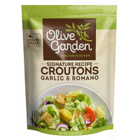 Olive Garden Seasoned Croutons, Garlic & Romano, 5 Ounce (Pack Of 9)