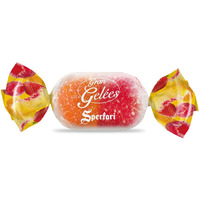 Sperlari Candies Gran Duetto Orange, Peach & Raspberry Italian Fruit Nectar Jelly Candy - Gluten Free, No Artificial Coloring, Individually Wrapped Gummy Candy - Fruit Gummies Made In Italy 1 Kg Bag