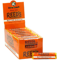 Reeds Butterscotch Candy Rolls | Traditional Butterscotch Hard Candy | Creamy And Buttery Old-Fashioned Butterscotch Candy Brought To You By Iconic Candy | 24 Count