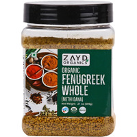 Zayd Organic Fenugreek Seeds | 1.3 Lb | Whole Methi Seeds, Usda Organic, 1.3 Lb (595G)