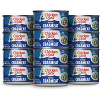 Chicken Of The Sea Lump Crab Meat, 6 Ounce Cans (Pack Of 12), High In Calcium, Wild Caught Canned Lump Crabmeat
