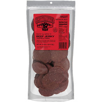 Old Trapper Double Eagle Beef Jerky, Hot & Spicy Flavor, 21Oz. 80-Count Package, Natural Wood Smoked Meat Snacks, 10 Grams Of Protein And 80 Calories Per Serving (Pack Of One)