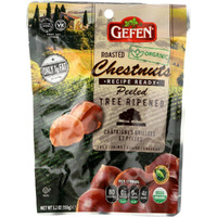 Gefen Organic Whole Peeled And Roasted Chestnuts, 5.2Oz (10 Pack) | Chestnuts Peeled And Ready To Eat | Great For Cooking & Baking | Gluten Free | Kosher