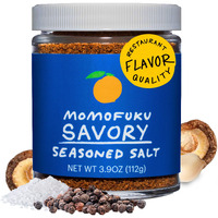 Momofuku Savory Seasoned Salt By David Chang, (4 Ounces), Umami Seasoning For Meat & Vegetables, Supercharged Salt & Pepper, Chef Made For Cooking, Extra Umami Boost