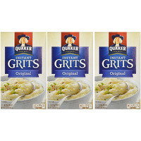 Quaker, Instant Grits, Original, 10 Count, 9.8Oz Box (Pack Of 3)