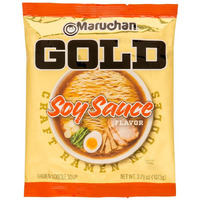 Maruchan Gold Soy Sauce Craft Ramen Noodles, 3.79 Oz, Pack Of 5