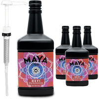 Maya Heritage Chai, Devi Tea Concentrate, 64 Fl Oz, Pack Of 4 With 1 Pump
