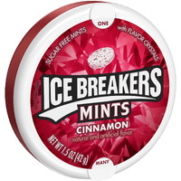 Ice Breakers Sugar Free Mints, Cinnamon, 1.5 Ounce (Pack Of 16)