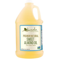 Sweet Almond Oil - Almond Oil For Skin Care And Cooking - Cold Pressed Oil - Premium Oil - Hair And Body Oil - Hexane Free - 1/2 Gallon / 64 Fl Oz