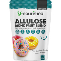 Monk Fruit Sweetener With Allulose Granular - 1:1 Sugar Substitute, Keto - 0 Calorie, 0 Net Carb, Non-Gmo (2.5 Lb / 40 Oz)
