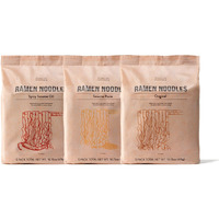Public Goods Ramen Noodles | Brothless Vegan Noodle | All Natural Ingredients | Preservative Free | No Added Msg | Original, Sesame Paste & Spicy Sesame Oil (15 Pack)