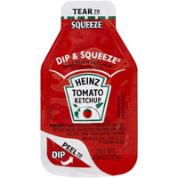 Heinz Single Serve Ketchup Dip & Squeeze Packet, 27 Gr. Container (Pack Of 500)