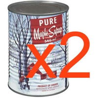 Decacer Pure Maple Syrup From Canada #1 Grade A (2 Cans) Of 540Ml 18.26Oz