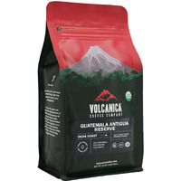 Volcanica Coffee Company Guatemala Antigua Coffee, Reserve, Dark Roast, Whole Bean, Fresh Roasted, 16-Ounce