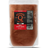 Kosmos Q Dirty Bird Hot Bbq Dry Rub, 16 Oz