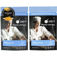Sodium Alginate + Calcium Chloride Value Pack ? Non-Gmo Vegan Ou Kosher Certified - 100G/4Oz (Bundle With 2 Items)