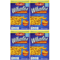 Stauffer's, Whales, Baked Cheddar Snack Crackers, 7Oz Box (Pack Of 4)