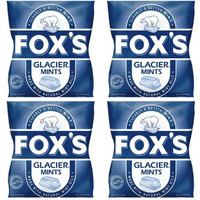Bundle Of 4 Fox's Glacier Mints 200G Bag Delivers 3-5 Days Usa