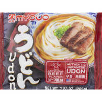 Myojo Udon Noodle Soup Mix Beef, 7.22-Ounce Packages (Pack Of 30)