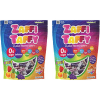 Zollipops Clean Teeth Keto Sugar Free Taffy Variety Pack, 3 Oz (Pack Of 2) - Indulge In Assorted Flavors For A Guilt-Free And Tasty Experience