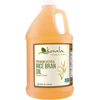 Kevala - Rice Bran Oil - Rice Bran Oil For Cooking - Rice Oil - Deep Frying Oil - Non Gmo Cooking Oil - High Heat Cooking Oil - Expeller Pressed - 64 Fl Oz - 1/2 Gallon