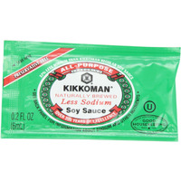 Kikkoman Less Sodium Soy Sauce Packets, 0.2 Fl Oz (Pack Of 200)