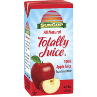 Suncup Totally Juice - 40 Pack / 4.23 Oz Juice Box W/Straw (100% Apple Juice)