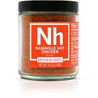 Spiceology - Nashville Hot Chicken Seasoning - Spicy Bbq Rubs, Spice Blends And Seasonings - Use On: Chicken, Squash, Eggs, Bacon, Prawns, Salmon, Roasted Nuts, And Pork - 5.3 Oz