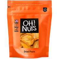 Dried Pears California | 2 Lb - Dried Fruit Sliced | No Sugar Added | Dehydrated Fruit Bites | Packed In New York Zip-Seal Bag For Exceptional Freshness By Oh Nuts