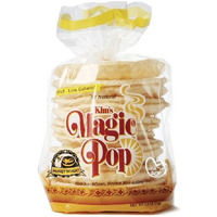 Kim's Magic Pop Honey Wheat Flavor 12-Pack: Freshly Popped Rice Cakes, Healthy Grain Snack, 0 Weight Watchers Point
