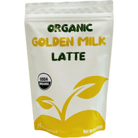 Cherie Sweet Heart Organic Golden Milk Latte | Turmeric Powder Organic Milk Instant Mix, Superfood, Coconut Milk, Cinnamon, Ginger, And Ground Black Pepper, Great In Smoothies & Recipes, 8 Oz