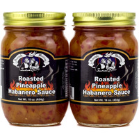 Amish Wedding Roasted Pineapple Habanero Sauce, 16 Ounce (Pack Of 2)