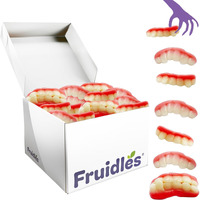 Gummi Teeth Candy, Delicious Fruit Flavors Gummies (17.6 Pounds)