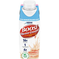 Boost Glucose Control, Creamy Strawberry, 8 Fl Oz Carton (4 X 6 Packs)