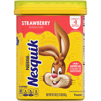Nestle Nesquik Strawberry Flavor Powder, 18.7 Ounce