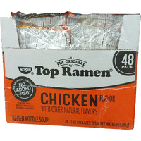 Top Ramen Chicken Flavor Ramen Noodle Soup - 3 Oz (Pack Of 48)