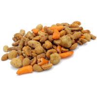 Oregon Farm Fresh Snacks Blazing Trail Sweet & Spicy Mix - Assortment Of Tasty Nuts And Crunchy Crackers - Healthy And Satisfying Snack - Great Munchies For Game Night, Hiking, Beer Pub - 16Oz Pouch