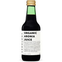 100% Organic Aronia Berry Juice 8.5 Fl Oz (Box Of 6) - Supports Skin Health - Rich In Antioxidants - Straight From Farm - Undiluted - No Added Sugar Or Preservatives - Non-Gmo - Recyclable Glass