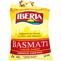 Iberia Premium Aged Indian Basmati Rice, 10 Pounds