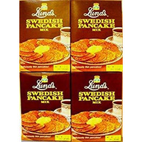 Lund's Swedish Pancake Mix, 12 Ounce, (Pack Of 4)